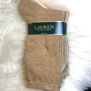 NWT RL Tweed Cotton Trouser 3 Pack Socks